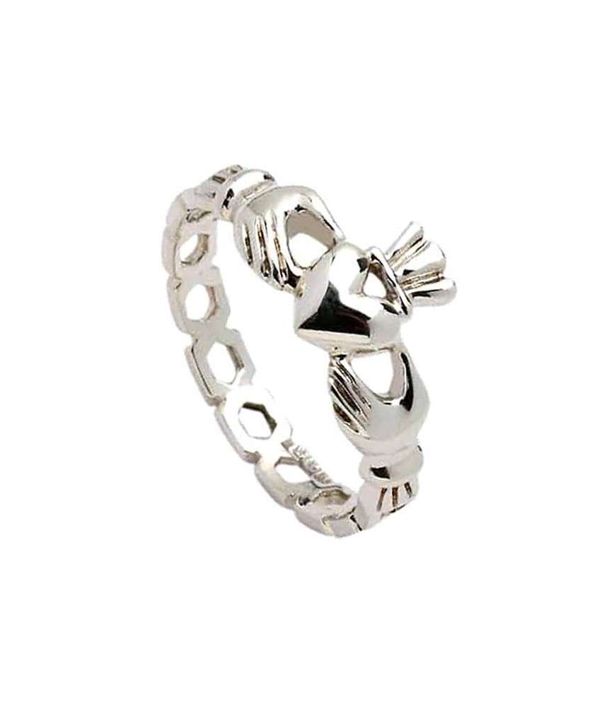 Women's Chain Link Claddagh Ring | Claddagh Rings