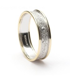 Celtic Warrior Ring with Trim