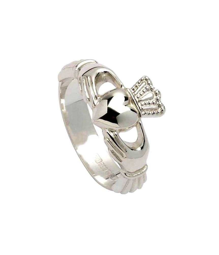 Amethyst Claddagh Ring – Celtic Crystal Design Jewelry